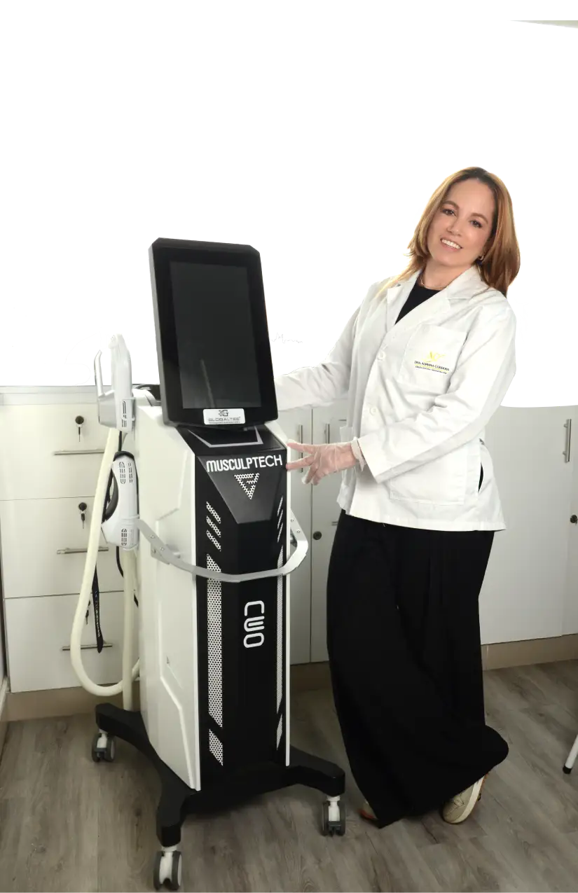 aparatología Musculptech Tonificación muscular estética